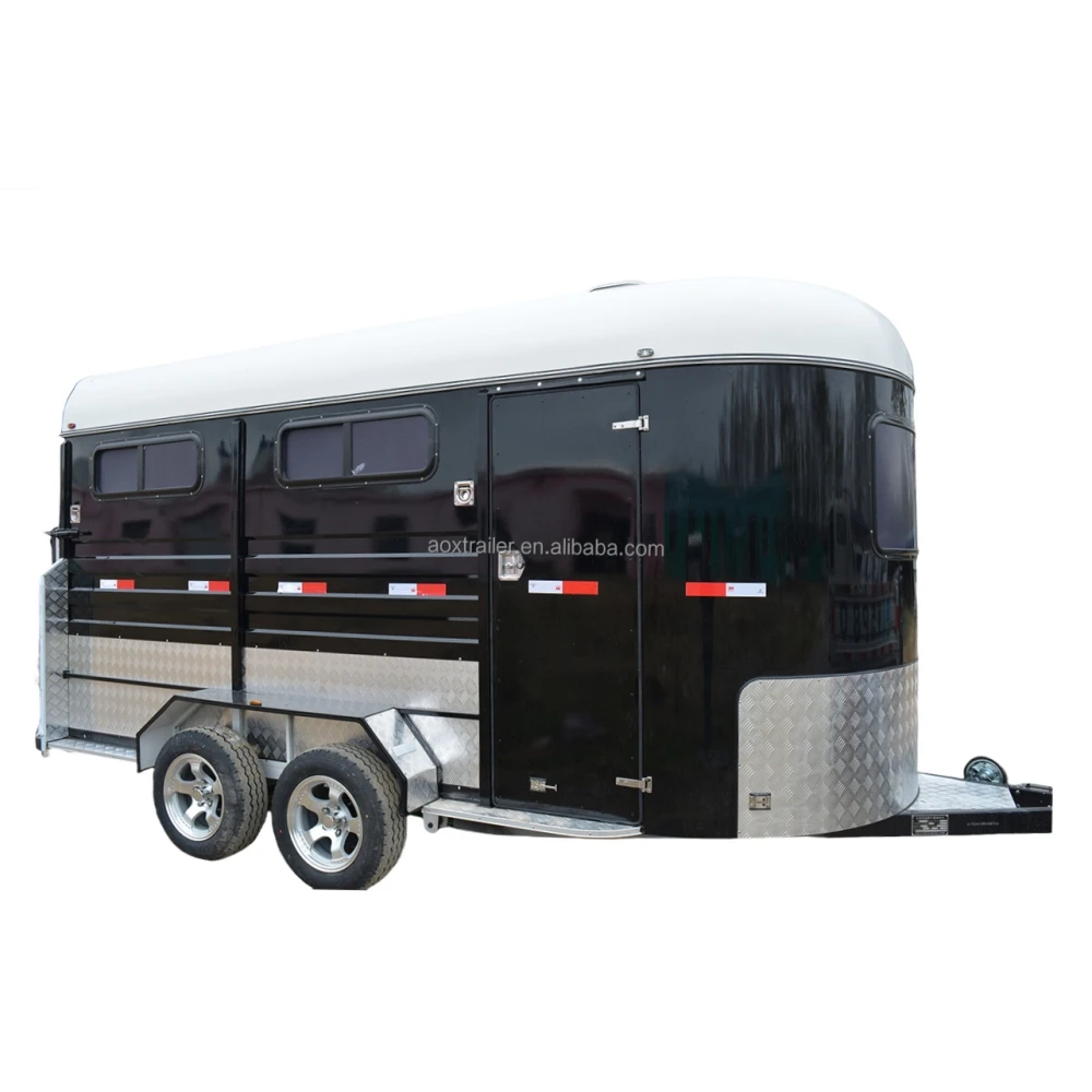 Promotion Adrs Standard  Economic Horse Float Trailers Sliding Window Mat For Equestraian