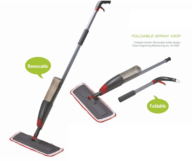 Mop Floor Cleaning for Office and Hotel, Wholesale Foldable Microfiber Spray Floor mop