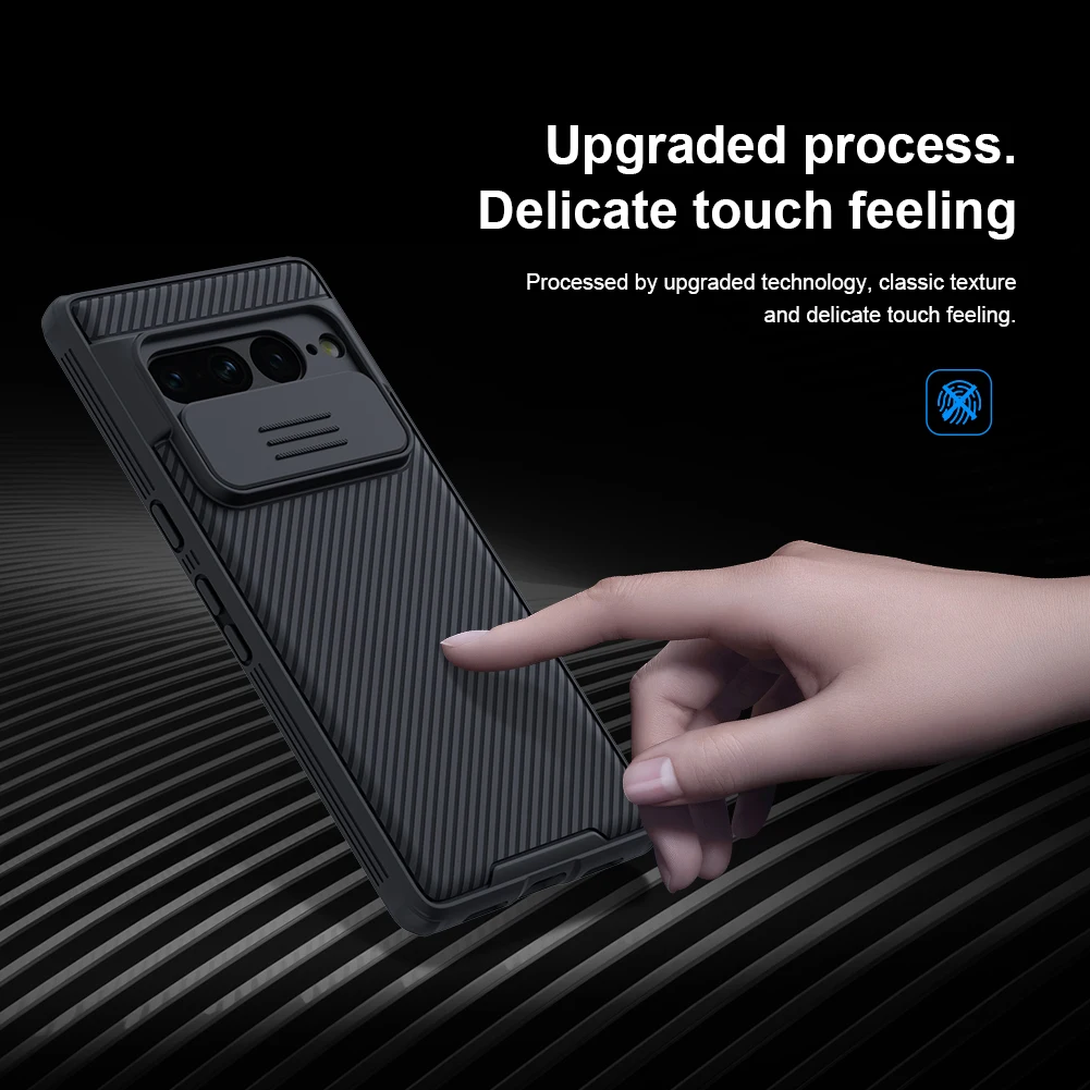 Nillkin for Google Pixel 7 Pro Case Camshield Pro Hybrid Tpu Bumper PC Slide Cover Camera Protection Phone Case for Pixel 7 6A