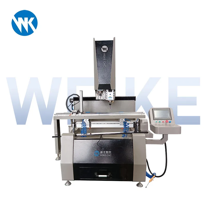 WEIKE CNC сверлильный и фрезерный центр станок алюминиевое оборудование для производства окон дверей