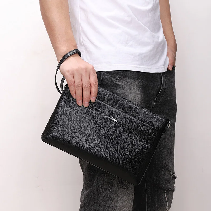 Мужская сумка-клатч из воловьей кожи