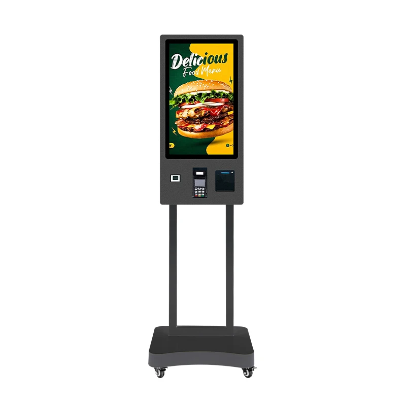Price Reduction Self Service Order Touch Screen Kiosk Totem With POS Ticket Printer Camera for McDonald's/KFC