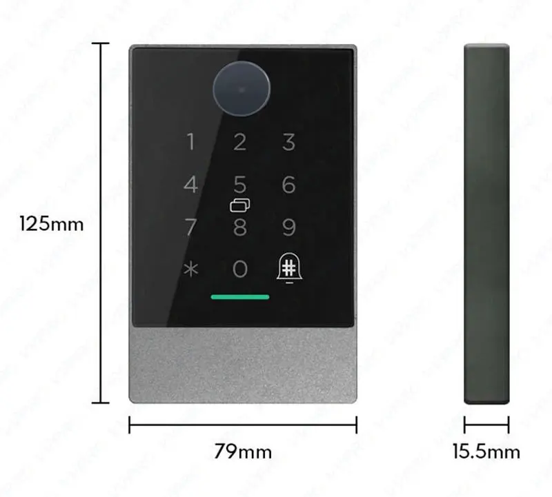TTLock TThotel App Access Control Keypad Keyless Reader Rfid biometric fingerprint QR code access control system keyboard K3Q