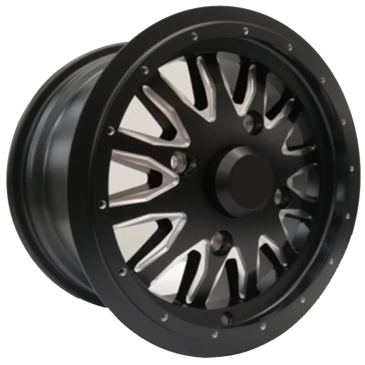 New design car rims 15 16 inch matt black chrome hardware add-on 4x156.2 wheel rims cast aluminum wheels