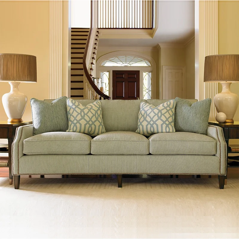 Hot selling American style fabric couches sofas sectionals living room furniture