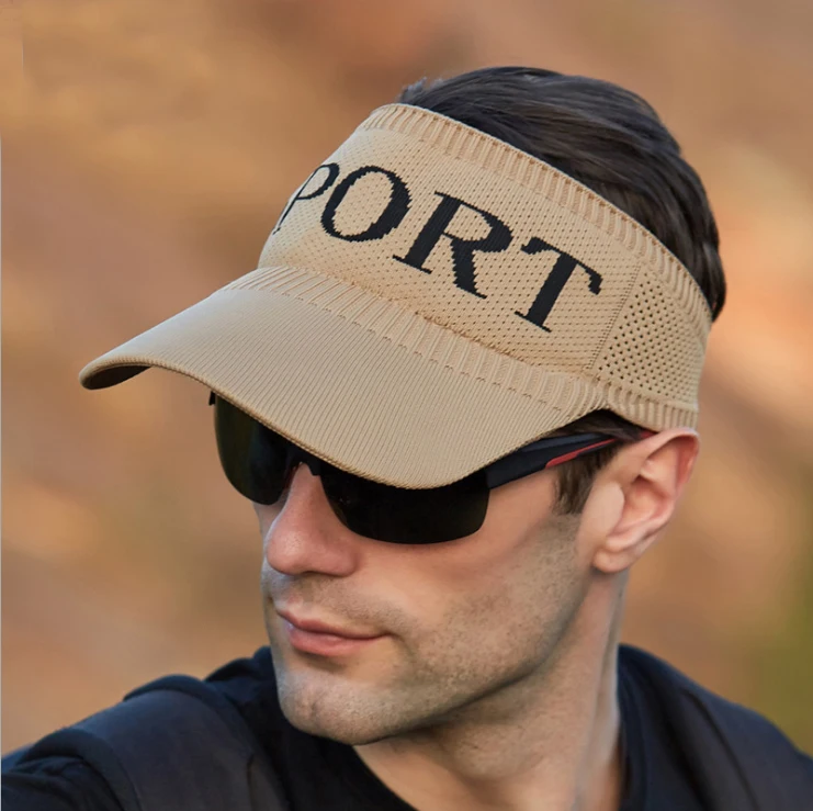 2022 Cheap promotion Spring Summer Unisex Outdoor Sport sun hat visor women empty top sun hat