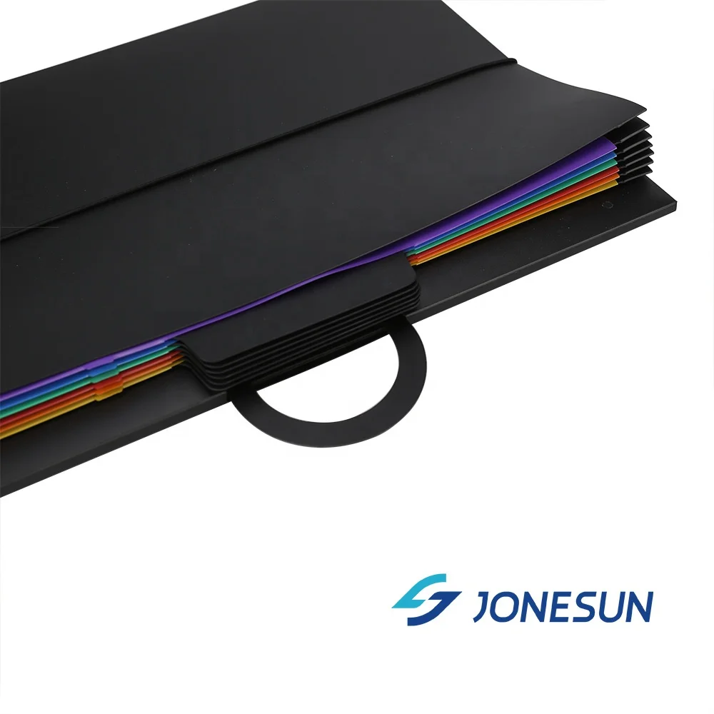 
wholesale 7 pockets PP plastic hanging wall file folder magazine organizer with handle for office storage 