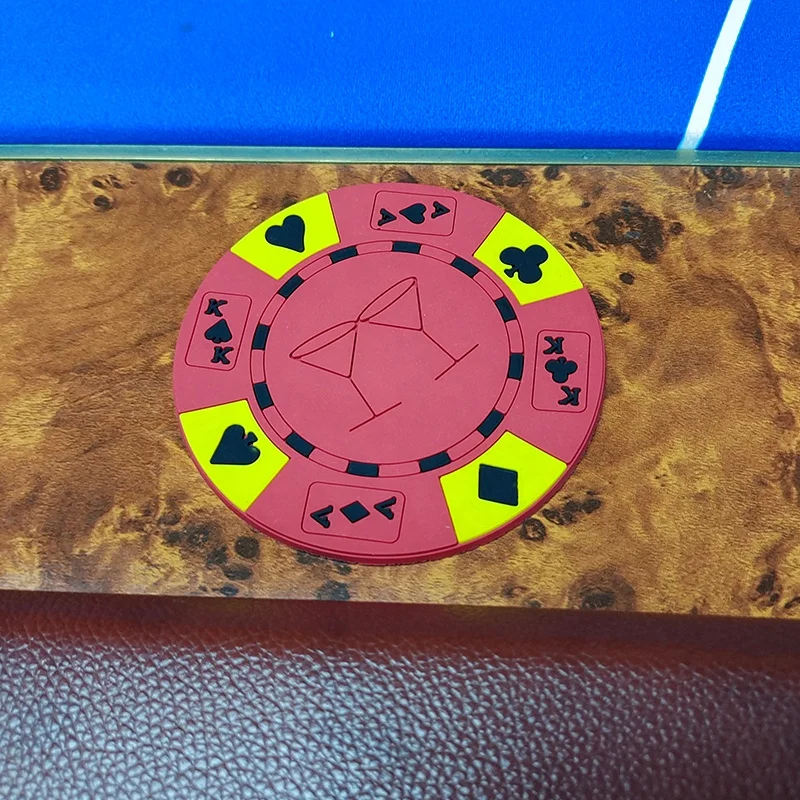 Texas poker table Baccarat Silicone coaster On the table parts for casino silica gel