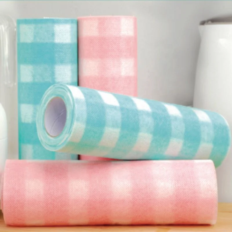 Cleaning Cloth Lazy Rags Roll Wholesale Custom Domestic Disposable Dish Wash Lazy Rags Eco Kitchen Towel Cleaning Cloths