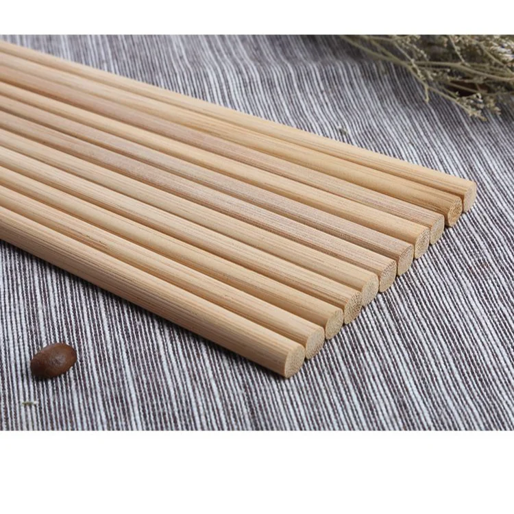 Customized Lettering Logo Commercial Room Restaurant Hot Pot Special Lengthened 100 Pairs Wholesale Bamboo Chopsticks