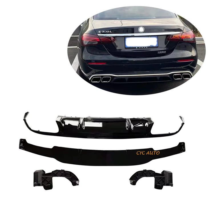 W213 Modify E class rear diffuser for Mercedes Benz W213 E63S normal rear diffuser 2020 2021