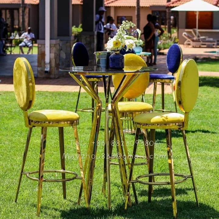 Металлический высокий коктейльный стол для продажи