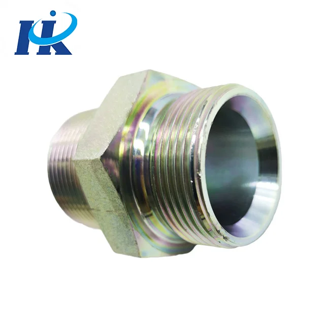 
FULL SIZES FACTORY DIRECT HYDRAULIC FITTINGS BSP THREAD 60 DEGREE CONE ADAPTORS FOR EXCAVATOR USED HYDRAULIC PUMP MOTOR 