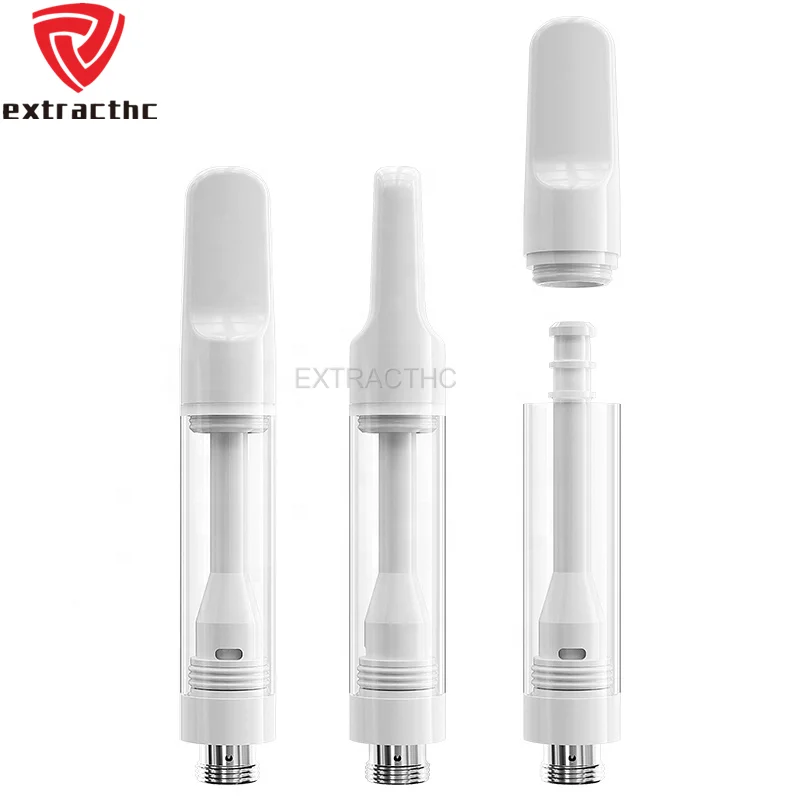 
 Полностью керамический бессвинцовый полезный 510 керамический CBD стеклянный картридж для вейпа  