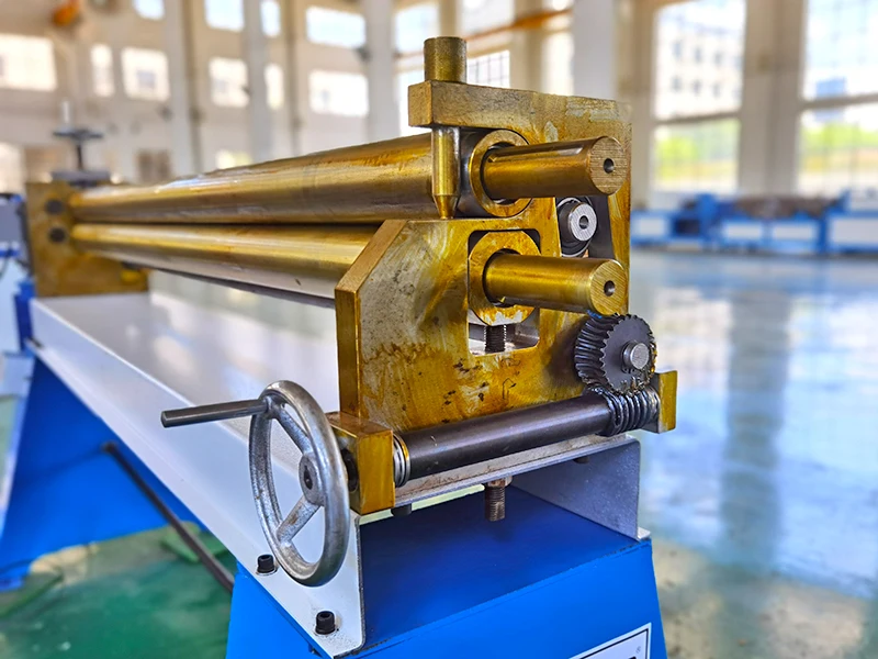 BYFO hvac duct electric three roller beading machine plate rolling machine