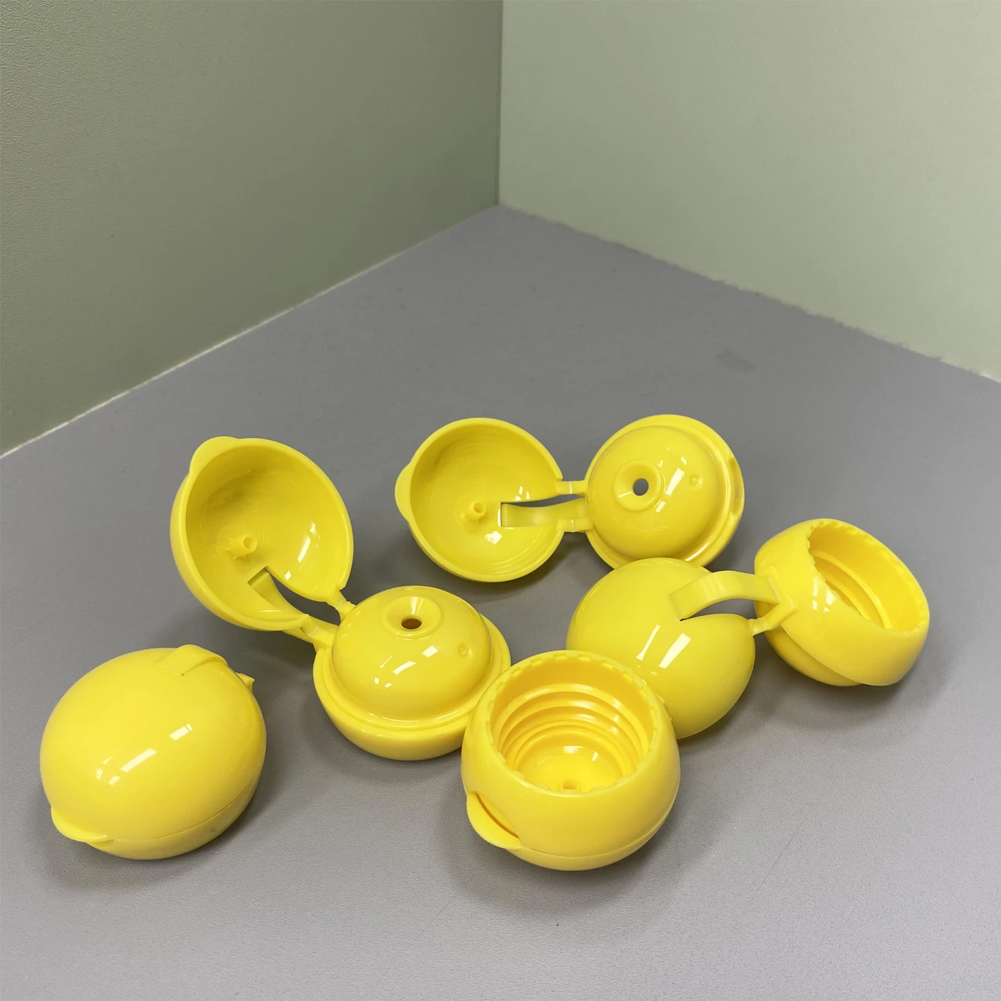 28mm Ball Shape Cap ball Shape Plastic Flip Top Cap for Water emulsion cleaning solution bottle