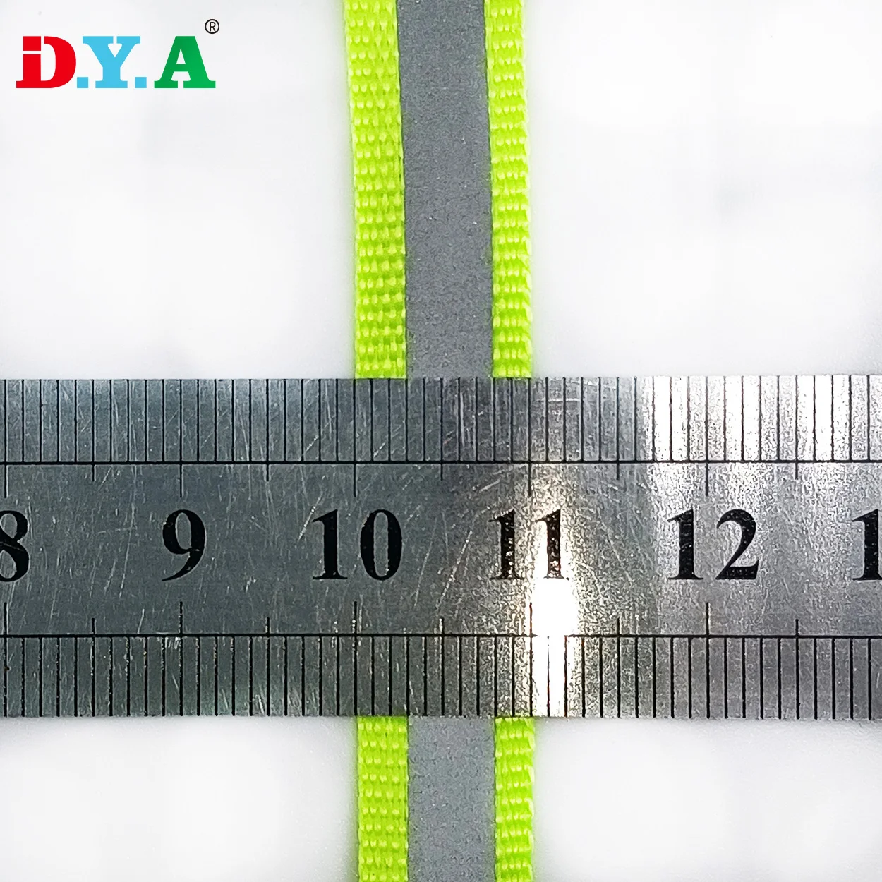 Custom High Quality Polyester Reflective Tape 10mm Reflective Printed Webbing for Clothing