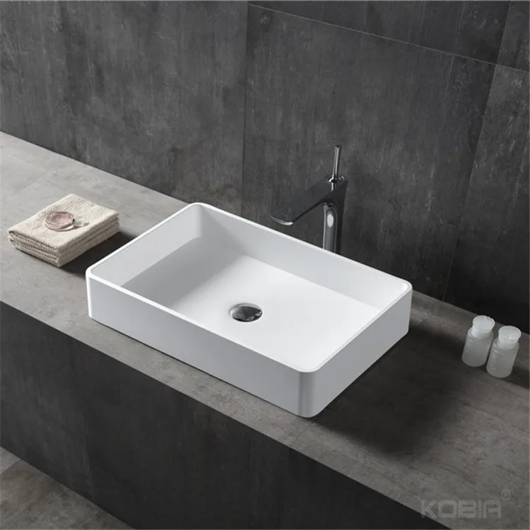 Two sizes factory price modern design bathroom vanity sink basin bathroom