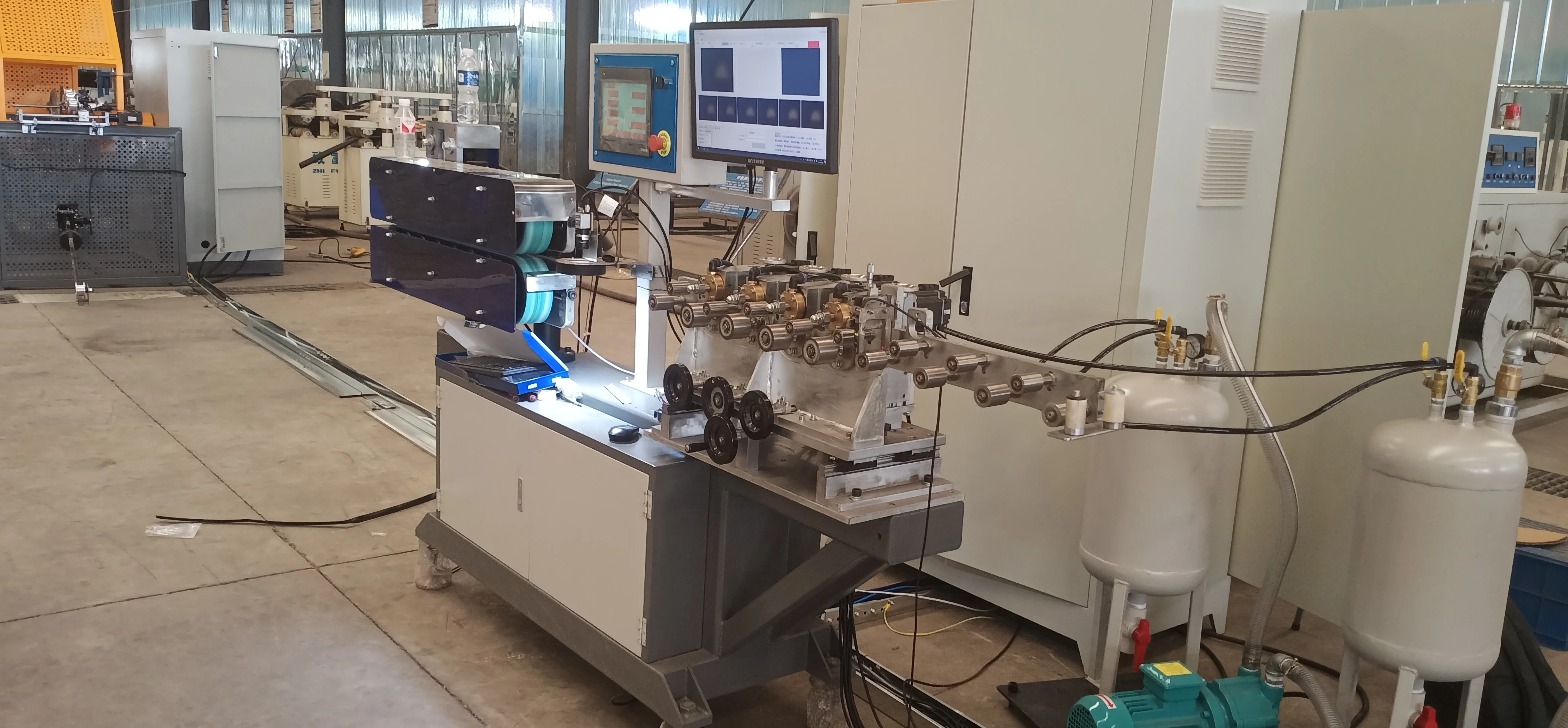 inline flat dripper watering irrigation system drip pipes making machine