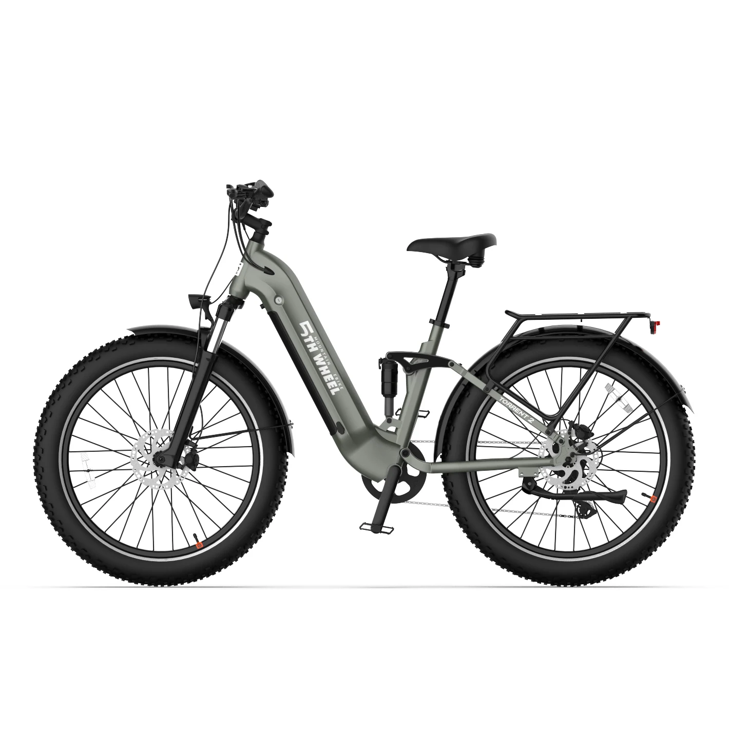 EB09 5th Wheel Fatbike 250W 25km Electric EU Stock 48V 20Ah Electric E Fatbike