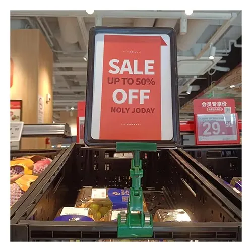 Good Price Label Holder POP Clip Price Tag Clip  Activity Display Rack Shelf Clip