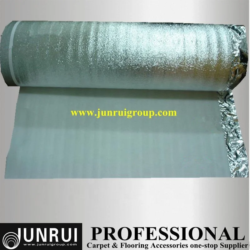silver backing EPE foam underlay for laminate floor