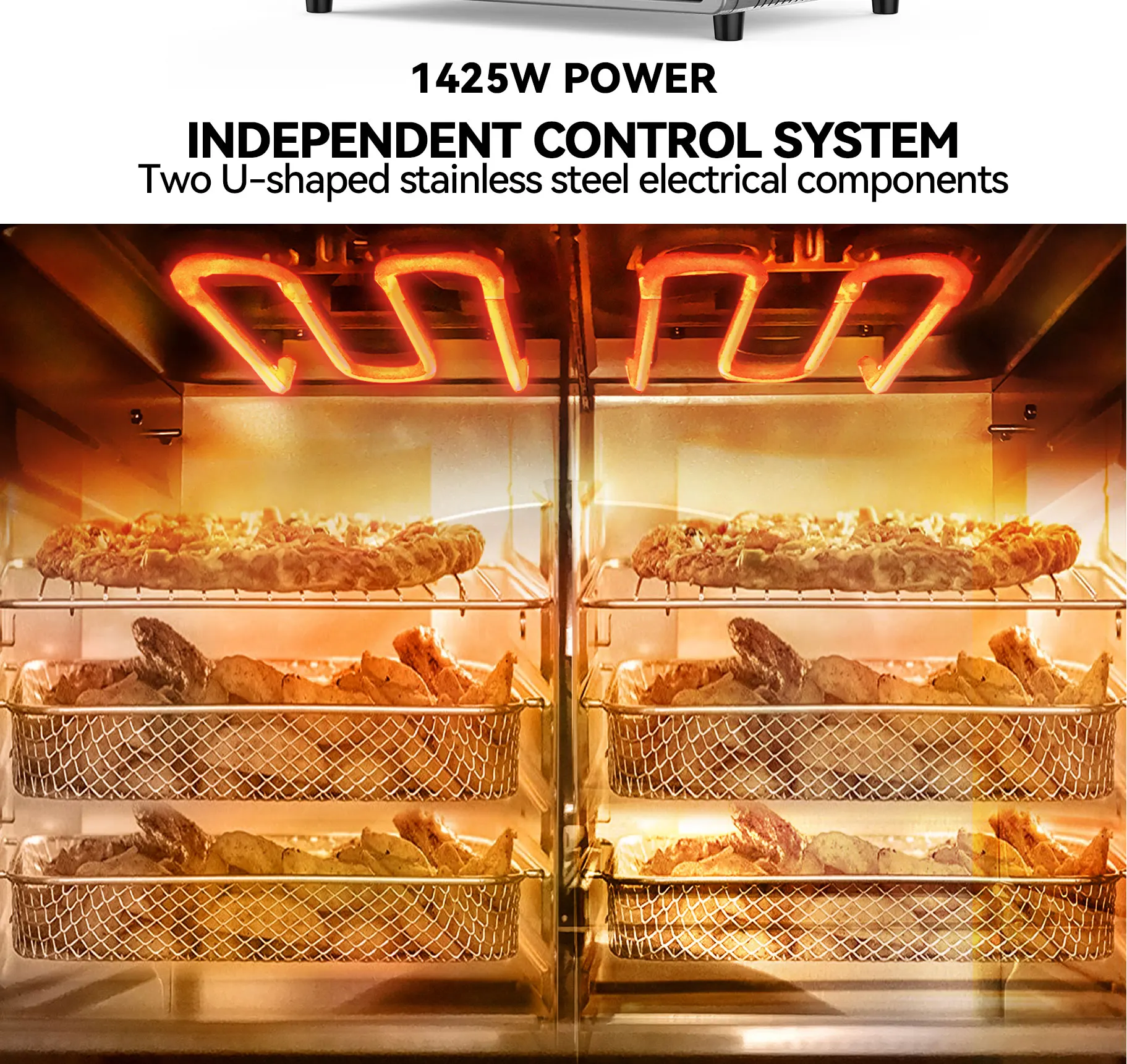 All In 1 Electric Air Fryer Oven Wholesale Factory Price Low Fat Healthy