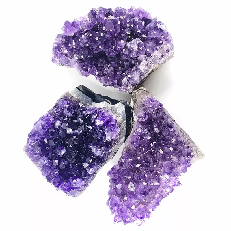 Hot sale natural crystal quartz geode dark purple amethyst cluster