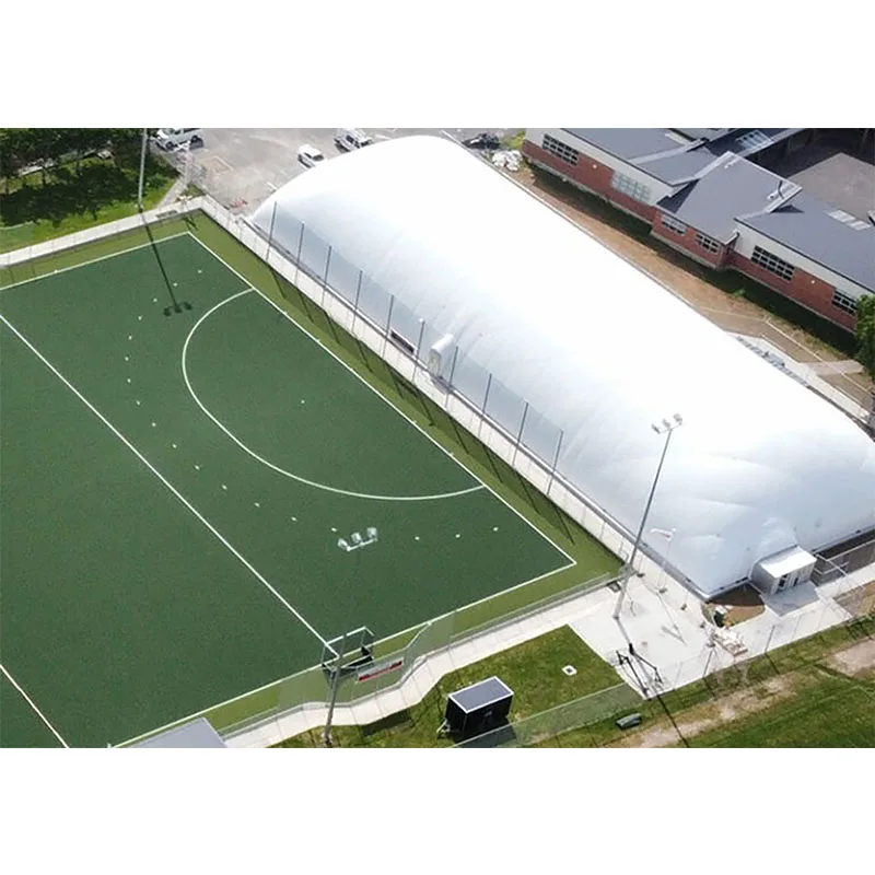 Large PVDF PTFE  Membrane Structure Air-Conditioned Dome Tent Inflatable for Industrial Coal Shed Warehouse Storage