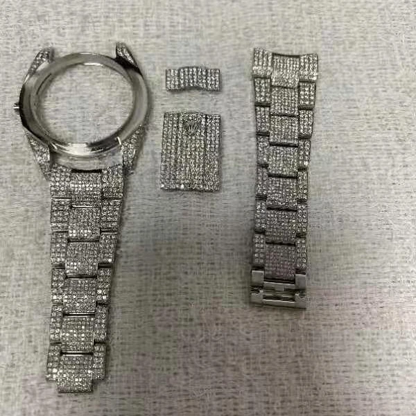 
bracelet moissanite inserted 