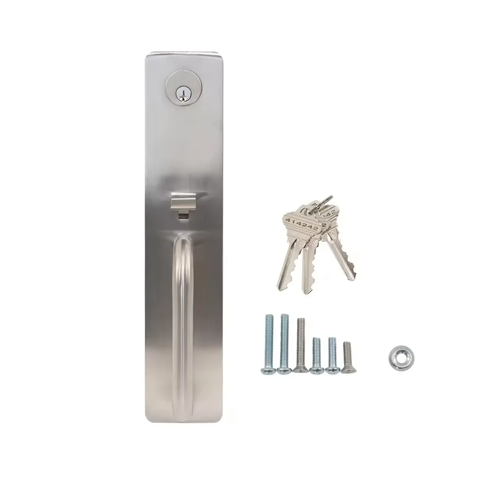 factory lever handle european type trim durable sturdy strength heavy-duty commercial residential door handle