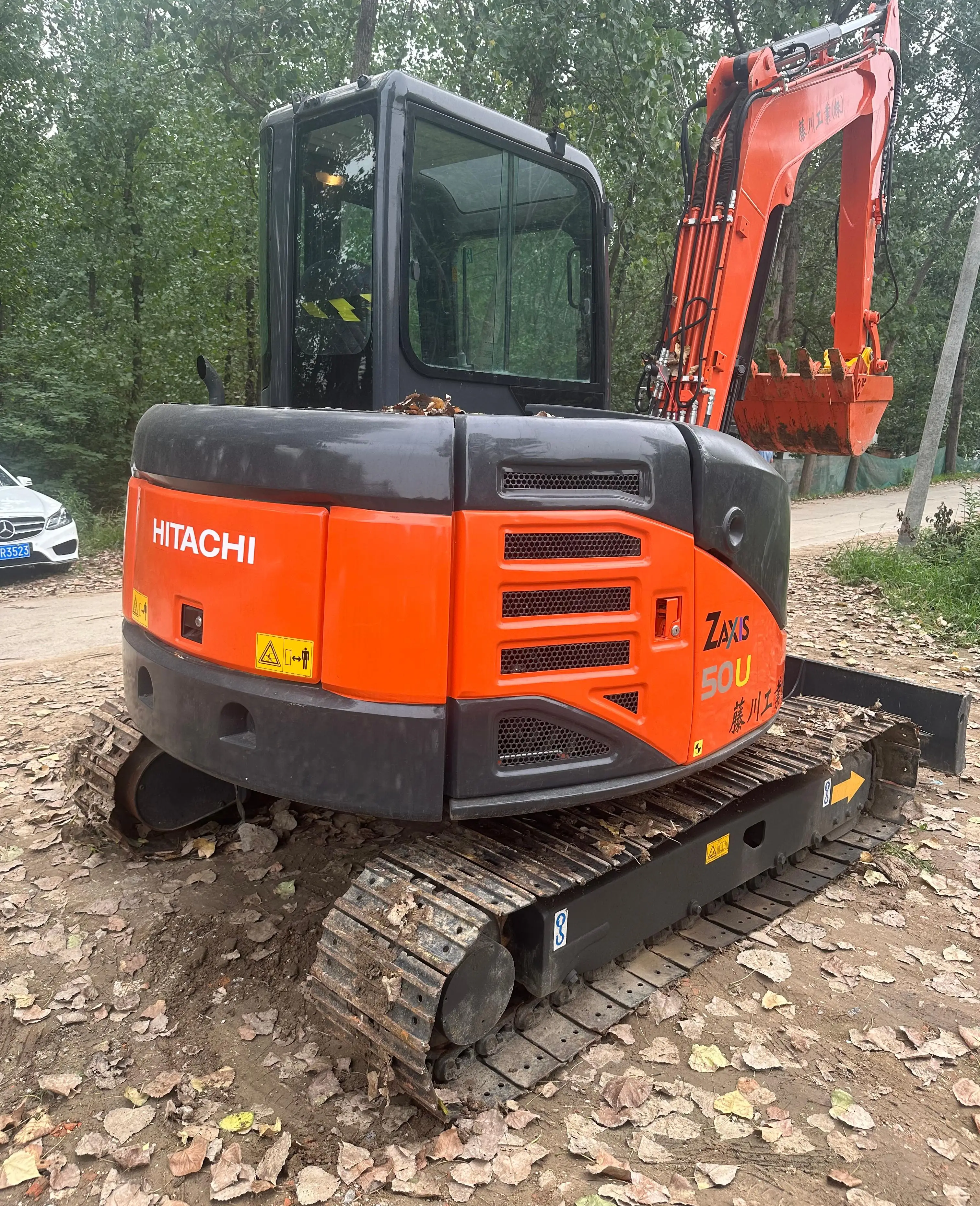 Самая низкая цена Лидер продаж экскаватор Hitachi 50U б/у новый 90% японский ZX50u мини 5 тонн гарантия качества 50