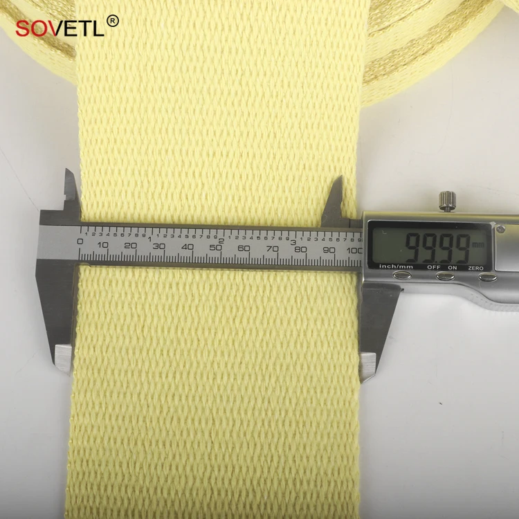 Woven Jugging Kevlars Flame Strap Fire Poi Strap Aramid Wick Webbing for Fire Flow