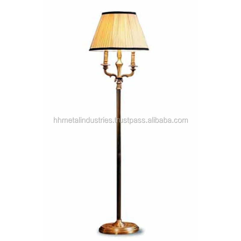 Round Modern Design Standing Decor Floor Lamp with Shade for Restaurant Interior Home Hotel