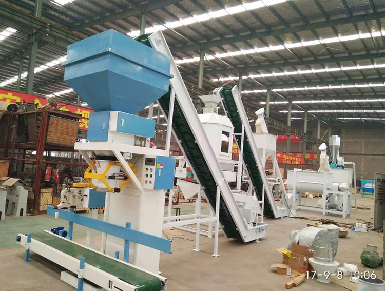 1000-3000KG/H Animal Rabbit Fodder Pellet Press Machine Cattle Feed Processing Plant Chicken Feed Making Machine Poultry line