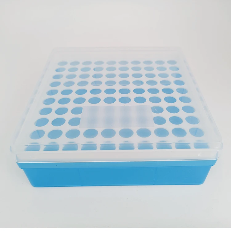 Plastic 50 Wells Cryo Box Laboratory Freezer Box for 1.8ml Cryo Tube