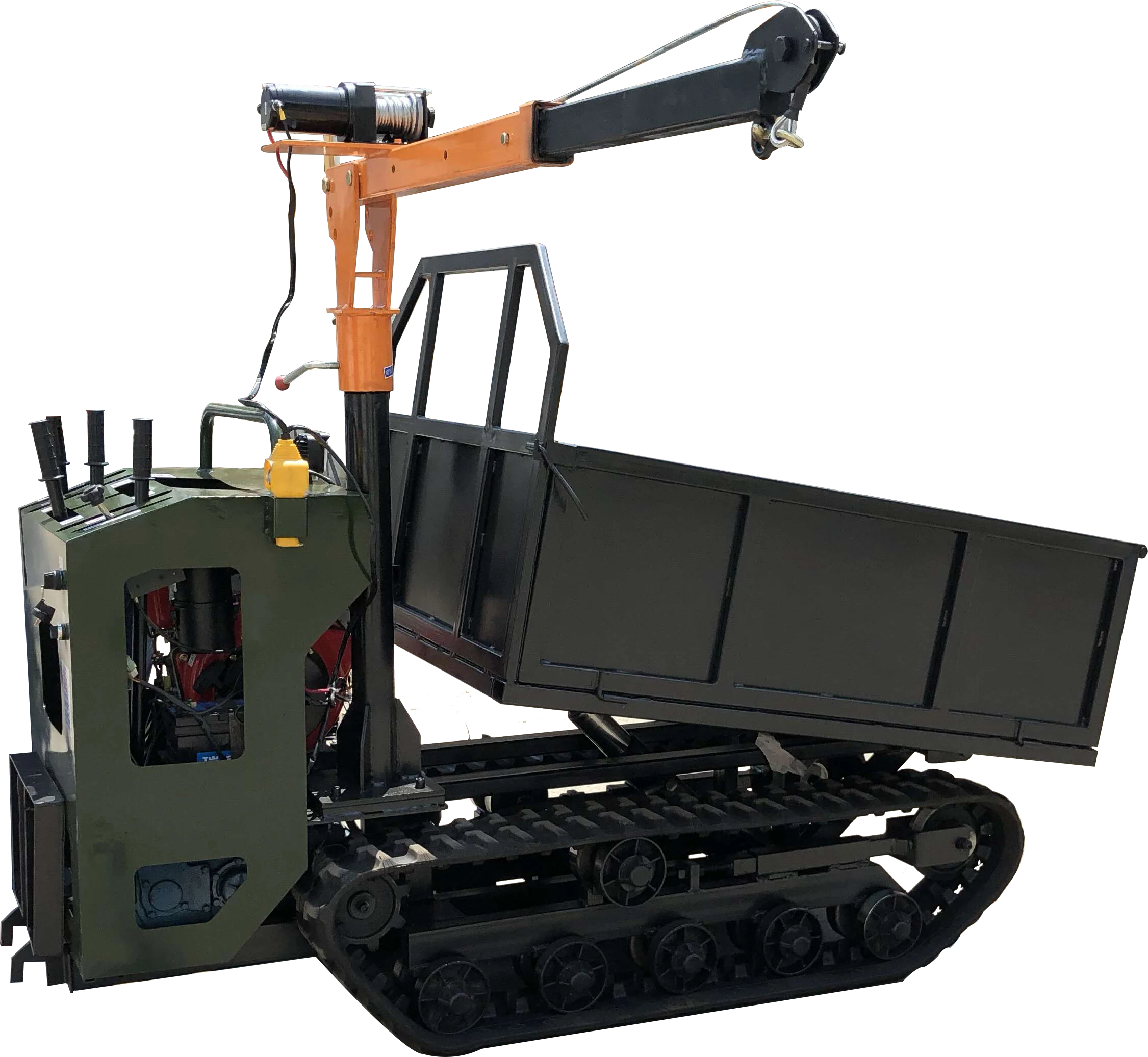 Crawler Mini Dumper Carrier
