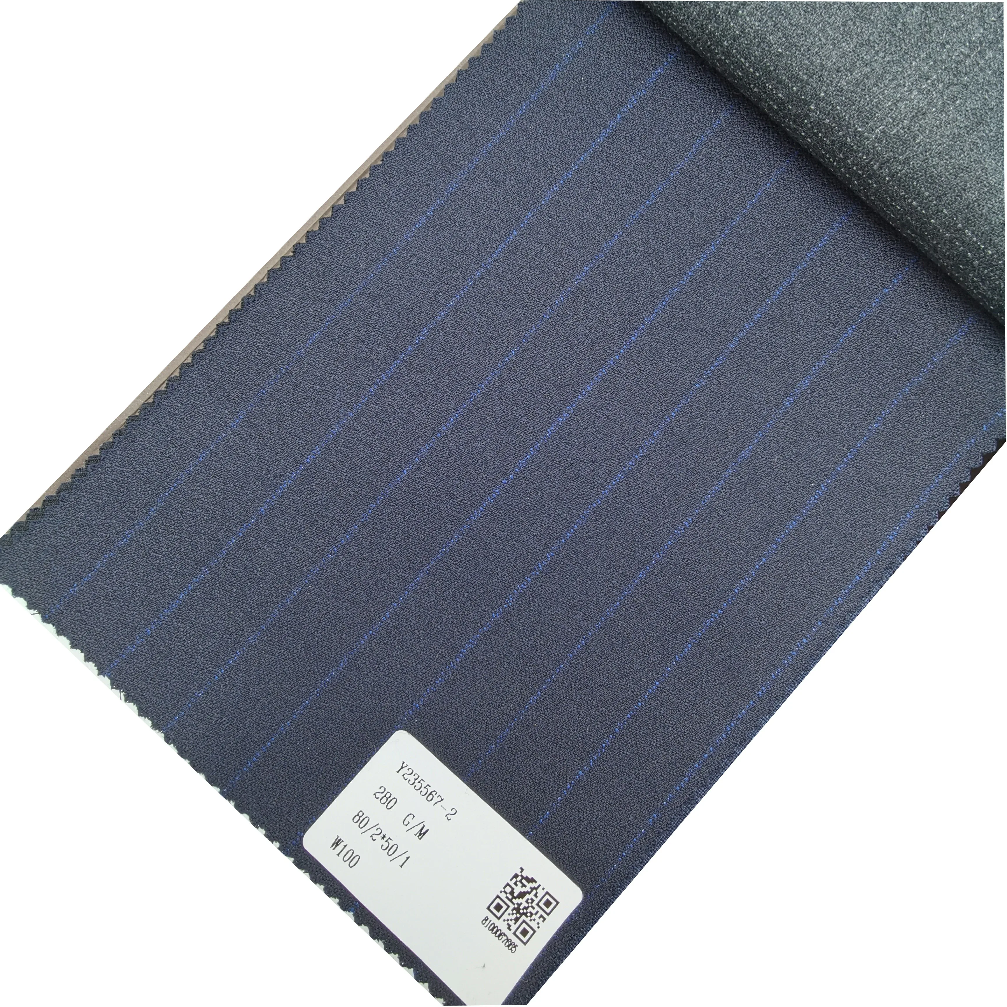 
235567-2 Worsted Suit Material Fabric Youngor Pure Wool Series Fine Tweed for Men Wool / Polyester Woven OEKO-TEX STANDARD 100 