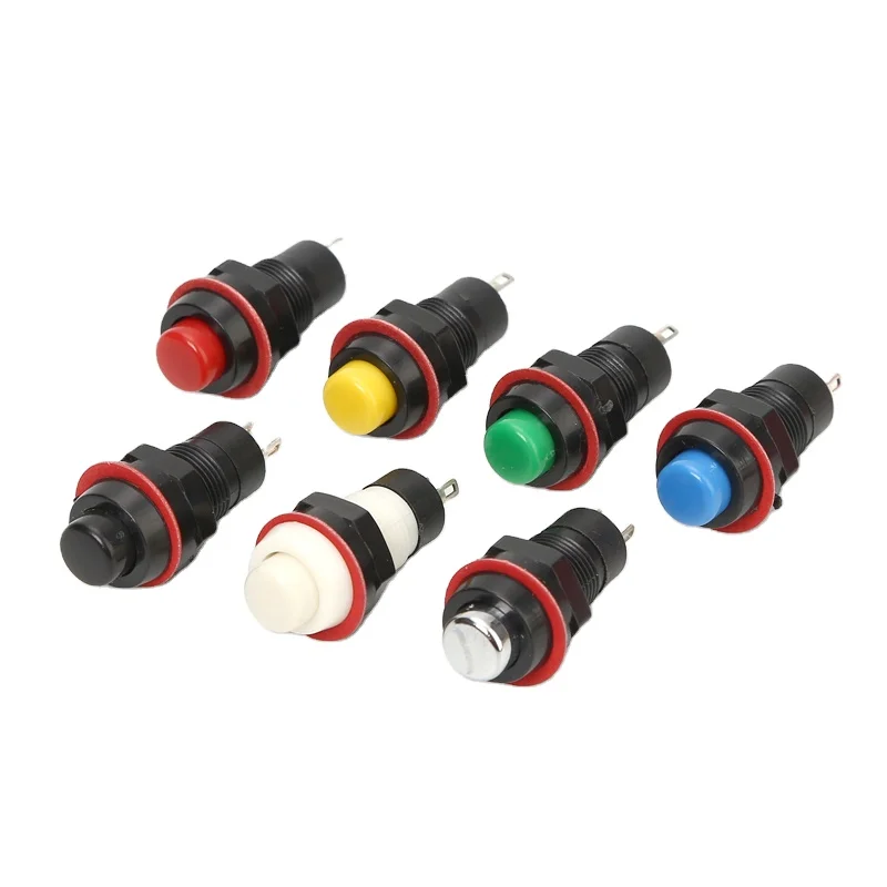 DS-213 10 мм разблокировать кнопочный переключатель off-(on) / 2 pin Самостоятельная Блокировка кнопочный переключатель