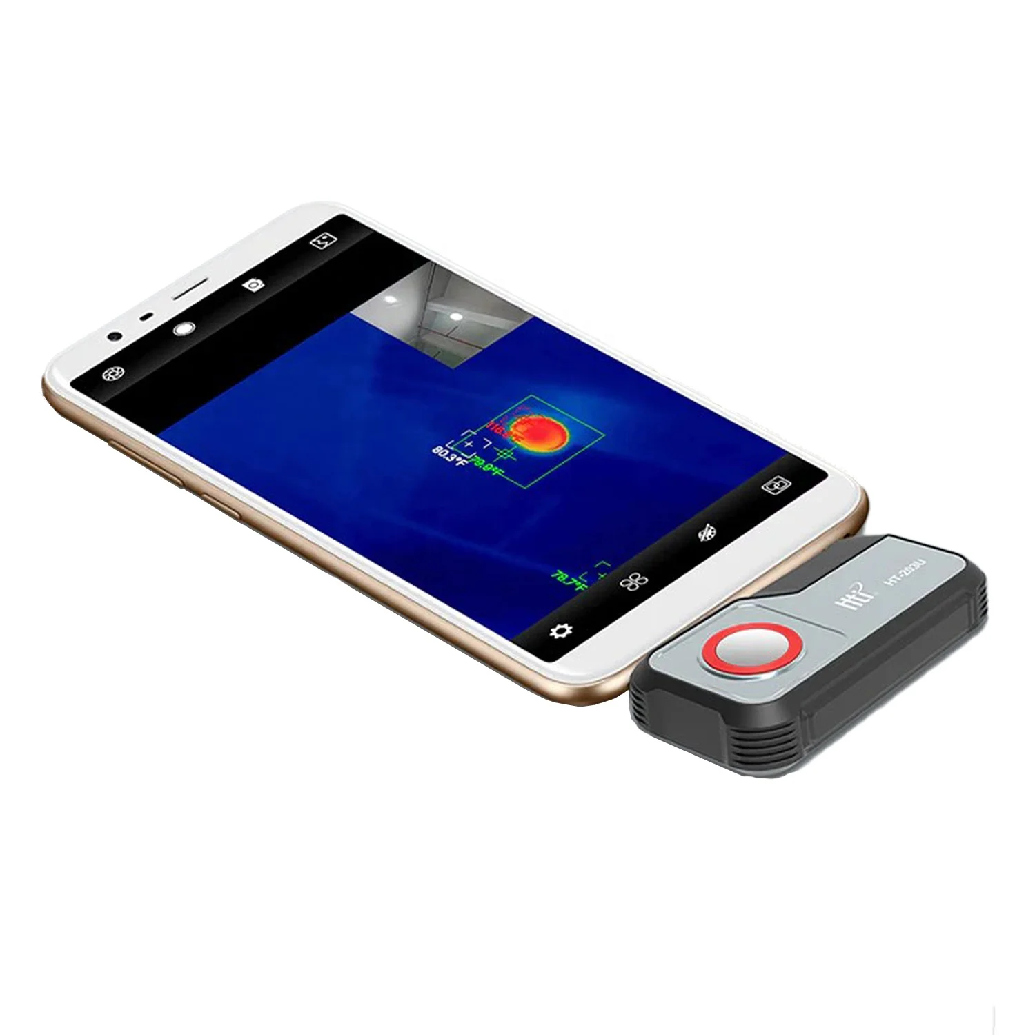 Hti HT-203U Mobile Camera thermal imager Infrared Optics Heat IR HD Thermal Imaging for iOS Smartphones