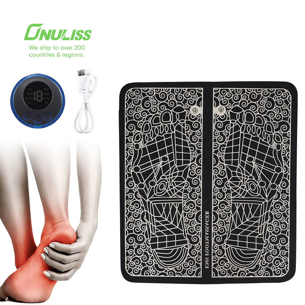 Electric Foot Massager Foot Stimulator Massager USB Foot Circulation Mat Body Massager Machine for Home