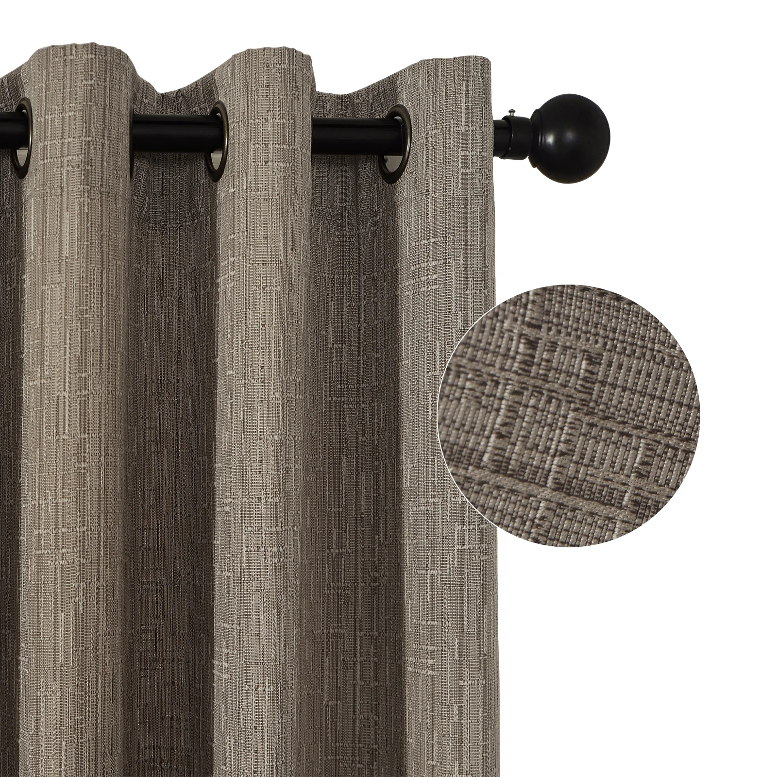 2024 New Curtains Modern Simple Light Luxury Bamboo Cotton Hemp Living Room Curtains Fabric