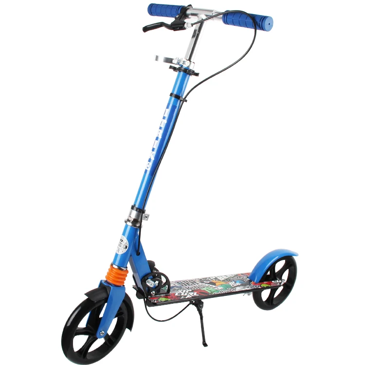 Hot sale factory direct 2 big wheel adult foot scooter