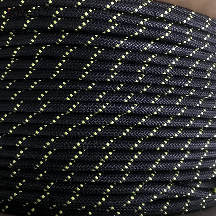 UHMWPE Rope High Strength Durable Colorful Cord Anti Abrasion Resistant Uhmwpe Braided Rope for Outdoor Sports Mooring