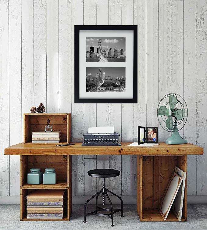 Picture Photo Frame 30X40 40X50 40X60 50X70 60X90 70X100 Home Decoration Rcuicheng Factory Sale Wall Glass PS Black and White