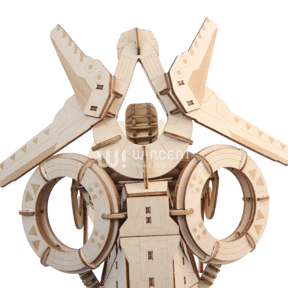 3D Starship model Puzzle Laser Cut Wood Puzzle Dongguan Manufacturer Original Home Decor Unisex Wood Car Wooden Truck