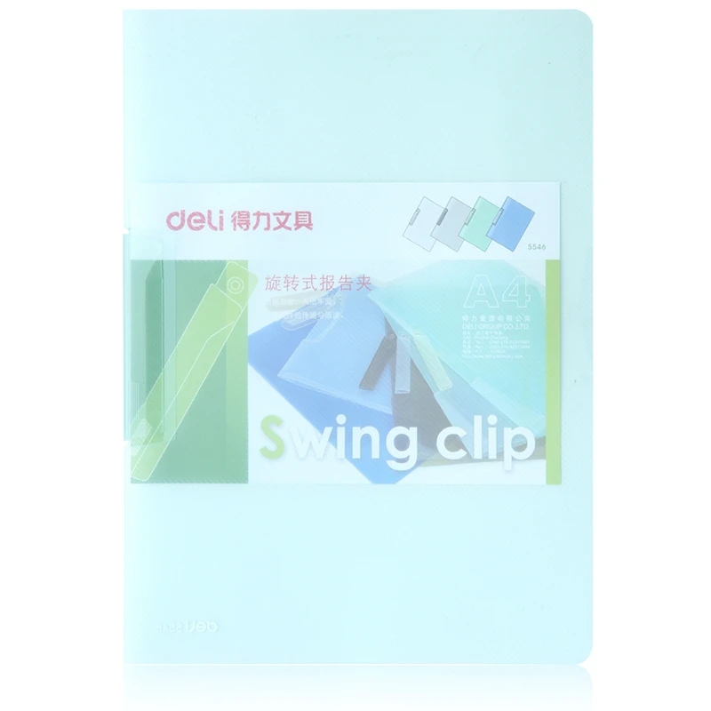 Report Covers for A4 and Letter Size Paper Plastic Folders with Swing Clip Presentation Binder for School Business