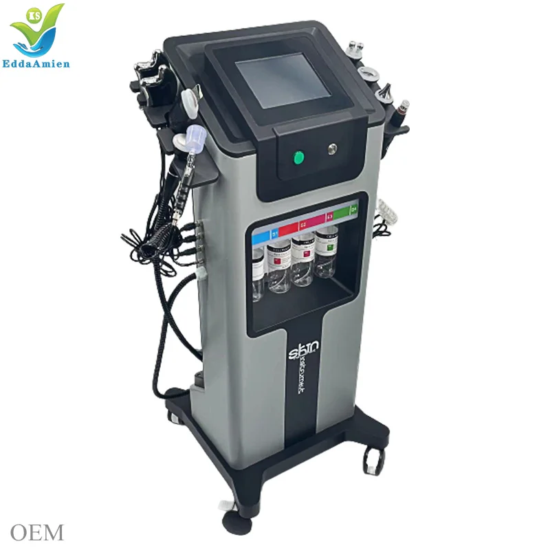 8 in 1 small bubble black pearl rf skin monitoring eye comprehensive management system hydrogen beauty instrument