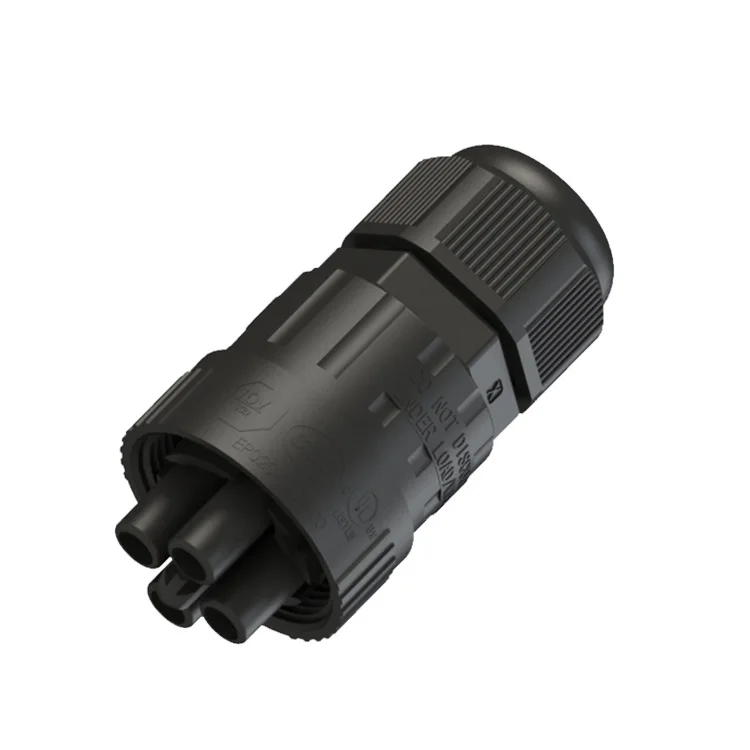 Hot sale IP68 waterproof 4 pin PA66 connector manufacturing