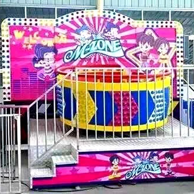 Used Theme Park Kids Turntable Ride Amusement Park Disco Tagada for Sale